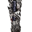Load image into Gallery viewer, Steampunk Cyber Muscles Under Skin Temporary Sleeve Tattoos
