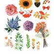 Load image into Gallery viewer, Sunflower and Wildflower Blossoms Best Temporary Tattoos
