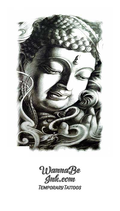 Thinking Buddha Best Temporary Tattoos