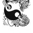 Load image into Gallery viewer, Tiger And Dragon Yin Yang Best Temporary Tattoos

