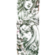 Load image into Gallery viewer, Two Girls with Flowers Temporary Sleeve Tattoos
