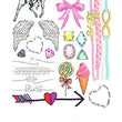 Load image into Gallery viewer, Unicorn Pink And Blue Ribbons Best Temporary Tattoos
