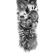 Load image into Gallery viewer, Veteran Soldiers Medal Helicopter Paratroopers Temporary Sleeve Tattoos
