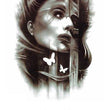 Load image into Gallery viewer, Waking Dead Woman and Butterflies Best Temporary Tattoos
