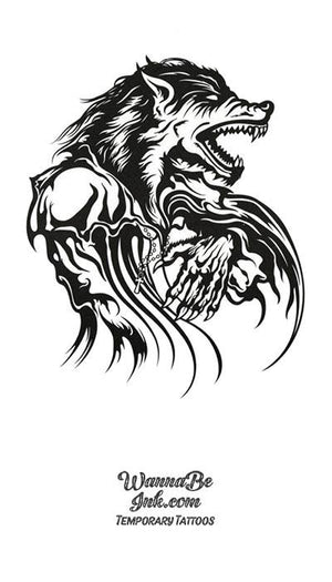 Werewolf tattoo by Paul Acker | Post 29416