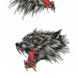 Load image into Gallery viewer, Werewolf Face Best Temporary Tattoos

