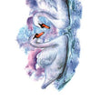 Load image into Gallery viewer, White Swans on Blue lake Best Temporary Tattoos
