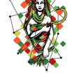 Load image into Gallery viewer, Woman And Green Vines Best Temporary tattoos

