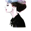 Load image into Gallery viewer, Woman in Cloud Hat Best temporary Tattoos
