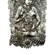 Load image into Gallery viewer, Woman Seated On Skull and Bones Shrine Best Temporary Tattoos

