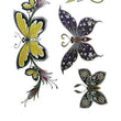 Load image into Gallery viewer, Yellow and Blue Moths Best Temporary Tattoos
