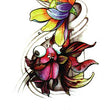 Load image into Gallery viewer, Yellow Lotus Flower Red Lotus Flower Best Temporary Tattoos
