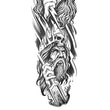 Load image into Gallery viewer, Zeus vs Hades Greek God Temporary Sleeve Tattoos
